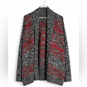 Forever 21 Aztec Geometric Cardigan XL Southwestern Boho Grunge C
